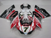Ducati 1199 2011-2014 Injection ABS Fairing - aruba.it - Black White Red - MFS4108